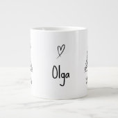 Trujillo Venezuela diseño artístico | Virgen paz ジャンボコーヒーマグカップ (正面)