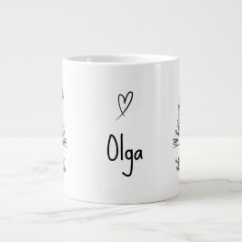 Trujillo Venezuela diseño artístico | Virgen paz ジャンボコーヒーマグカップ