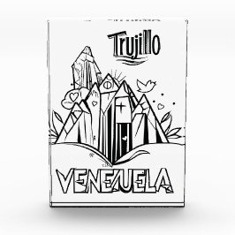 Trujillo Venezuela diseño artístico | Virgen paz フォトブロック