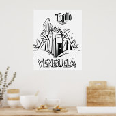 Trujillo Venezuela diseño artístico | Virgen paz ポスター (キッチン)