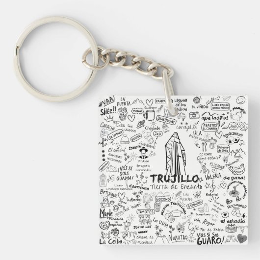 Trujillo Venezuela Tierra de Encanto – Orgullo Ve キーホルダー (正面)