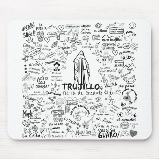 Trujillo Venezuela Tierra de Encanto – Orgullo Ve マウスパッド (正面)