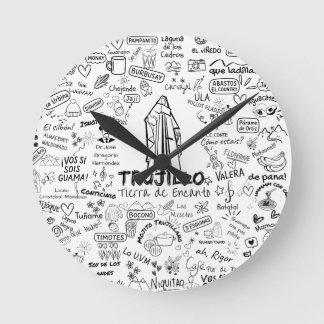 Trujillo Venezuela Tierra de Encanto – Orgullo Ve ラウンド壁時計
