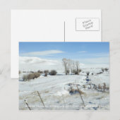 Truking Interstate 80 Rawlins Wyoming USA ポストカード (正面/裏面)