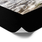 Trulli houses in Alberobello, Puglia black poster ポスター (角)