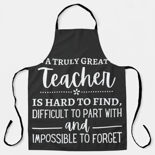 Truly Great Teacher エプロン (正面)