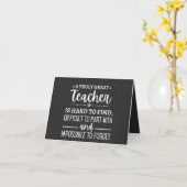 Truly Great Teacher カード (黄色い花)