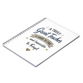 Truly Great Teacher Impossible to Forget ノートブック (左側)