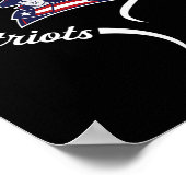 Truman PatriotsロゴハーフスローガンHs ポスター (角)