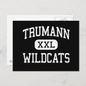 Trumann - Wildcats - High - Trumann Arkansas ポストカード (正面/裏面)