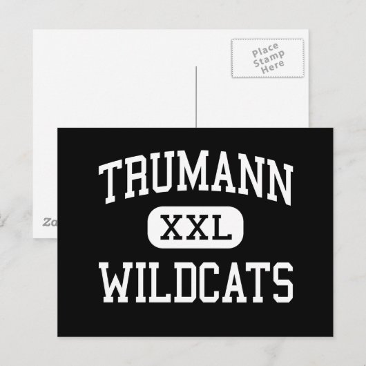 Trumann - Wildcats - High - Trumann Arkansas ポストカード (正面/裏面)