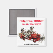 TRUMPから救済は途中だ！マグネット マグネット (正面/裏面)