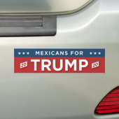 TRUMPのメキシコ人 バンパーステッカー (車上)