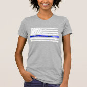 TrumpのThin Blue Line Law Enforcement Tシャツ (正面)