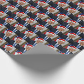 TRUMPクリスマスプレジデントラッピング紙 ラッピングペーパー (角)