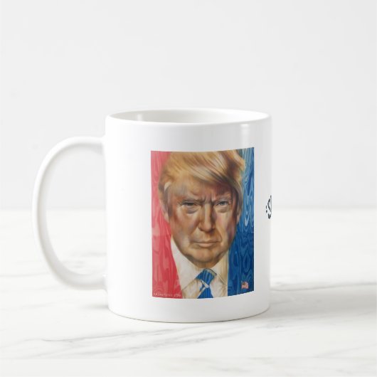 Trump大統領のコーヒー・マグ コーヒーマグカップ (左)