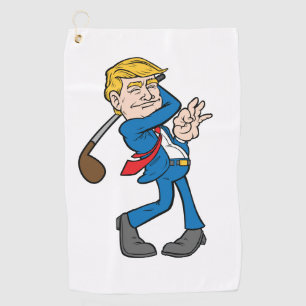 Trump大統領のゴルフクラブBackswing ゴルフタオル