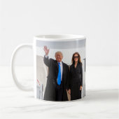 Trump大統領及び最初女性 コーヒーマグカップ (左)