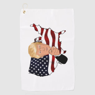Trump大統領 ゴルフタオル
