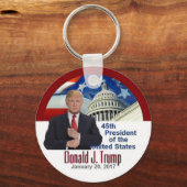 TRUMP就任式キーチェーン キーホルダー (正面)