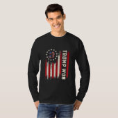 TRUMP就任式 アメリカ国旗 Tシャツ (正面フル)