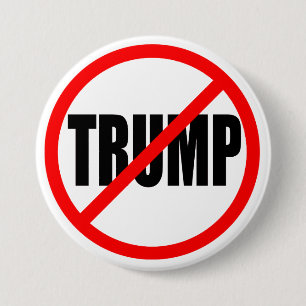 「TRUMP無し 缶バッジ