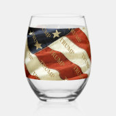 TRUMP ステムなしワイングラス (裏面)