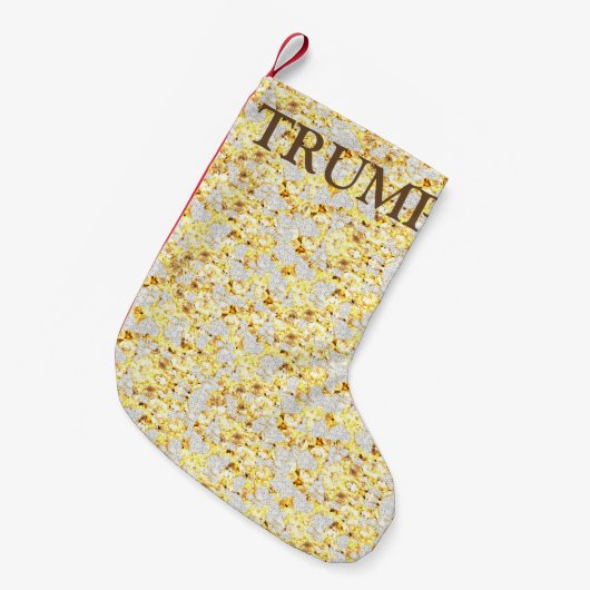 TRUMP スモールクリスマスストッキング (正面 (吊り時))