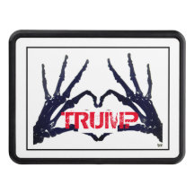 "TRUMP" ドクロ ハート 手 トラヒチカバー