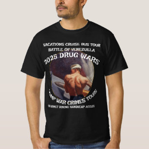 TRUMP ネイビー ドラッグウォー カリブクルーズ 2025 Tシャツ