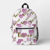 TRUMP プリントバックパック (正面)