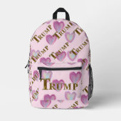 TRUMP プリントバックパック (正面)