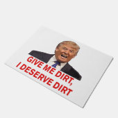 Trump 与え Me Dirt形式 ドアマット (アングル)
