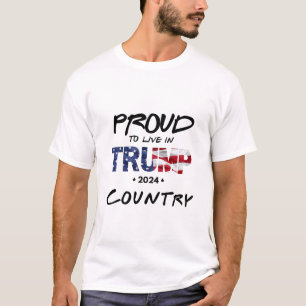 TRUMP 誇りを持った Country T-shirtに住む Tシャツ