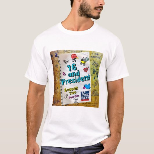 TRUMP "16にして大統領" Tシャツ (正面)