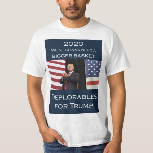 Trump 2020の嘆かわしい tシャツ (正面)