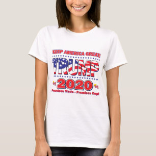 TRUMP-2020-保 – アメリカ – 素晴らしTrump-45 Tシャツ