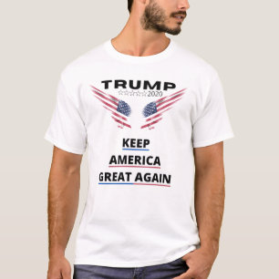Trump 2020 保 America Again T-Shirt(米国、再びTシャツ) Tシャツ
