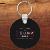 Trump 2020&#; – 私たちの保軍隊Stro キーホルダー (正面)