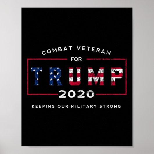 Trump 2020&#; – 私たちの保軍隊Stro ポスター (正面)