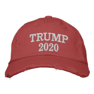 Trump 2020 Red Cap Re-選 Presidentキャンペーン 刺繍入りキャップ