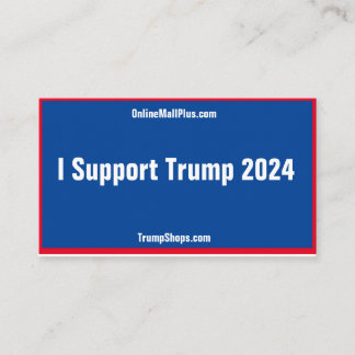 Trump 2024の名刺をサポート 名刺