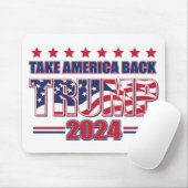 TRUMP-2024アメリカを取り戻す マウスパッド (マウス)