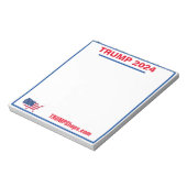 TRUMP 2024メモ帳 ノートパッド (回転)