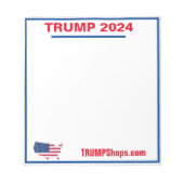 TRUMP 2024メモ帳 ノートパッド (正面)