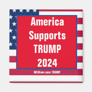 TRUMP 2024磁石をサポートするアメリカ マグネット