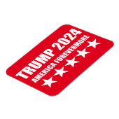 TRUMP 2024 - アメリカよ永遠に マグネット (左側)