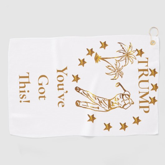 TRUMP 2024 ゴルフタオル (横)