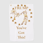 TRUMP 2024 ゴルフタオル (正面)
