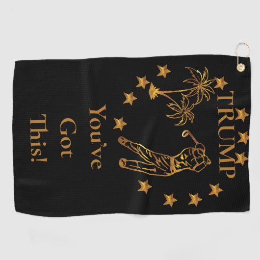 TRUMP 2024 ゴルフタオル (横)